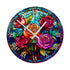 Roses Suncatcher Effect Clock
